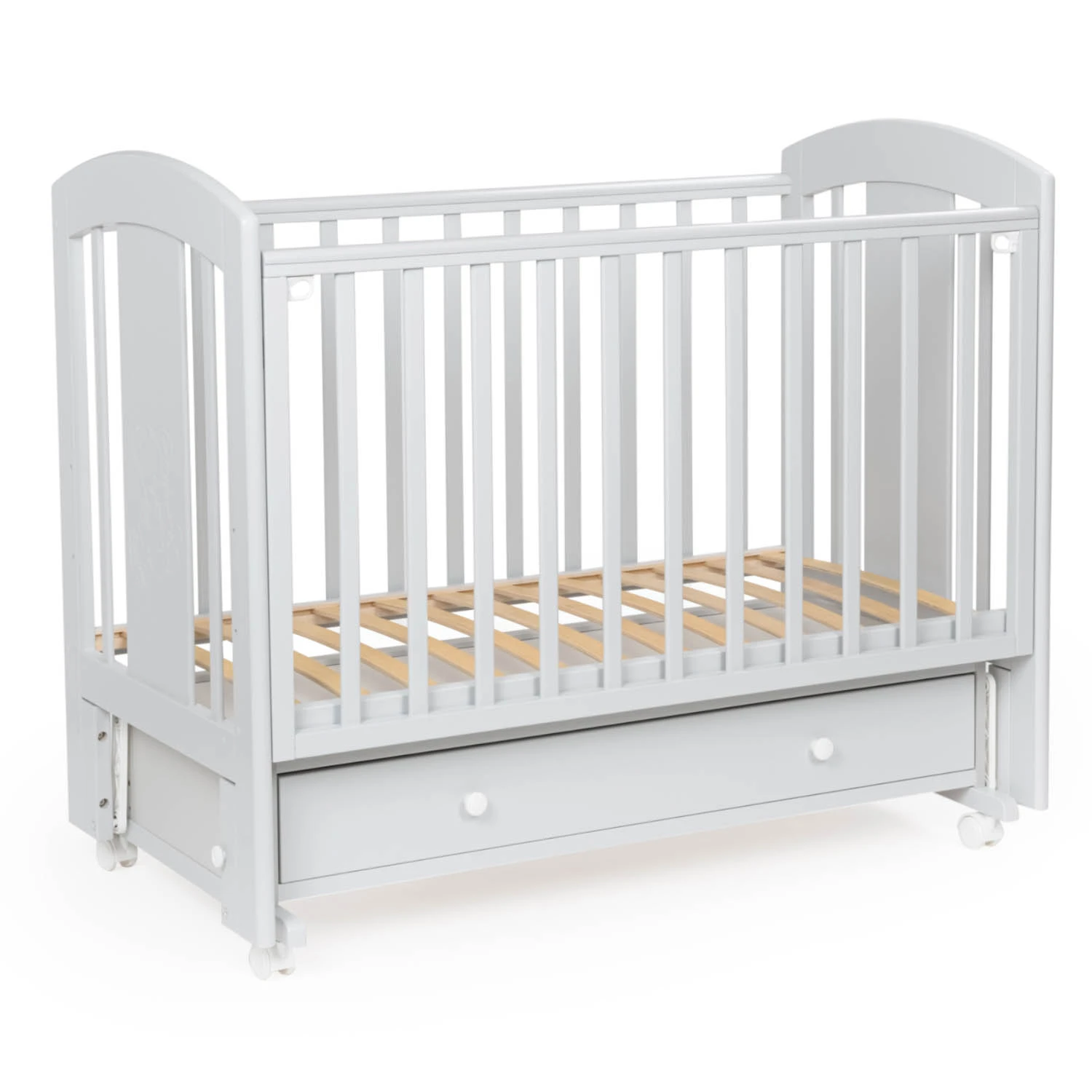 картинка Детская кроватка Bebizaro Regency Teddy маятник универсальный с ящиком от Компасик.ру гипермаркет детских колясок и автокресел