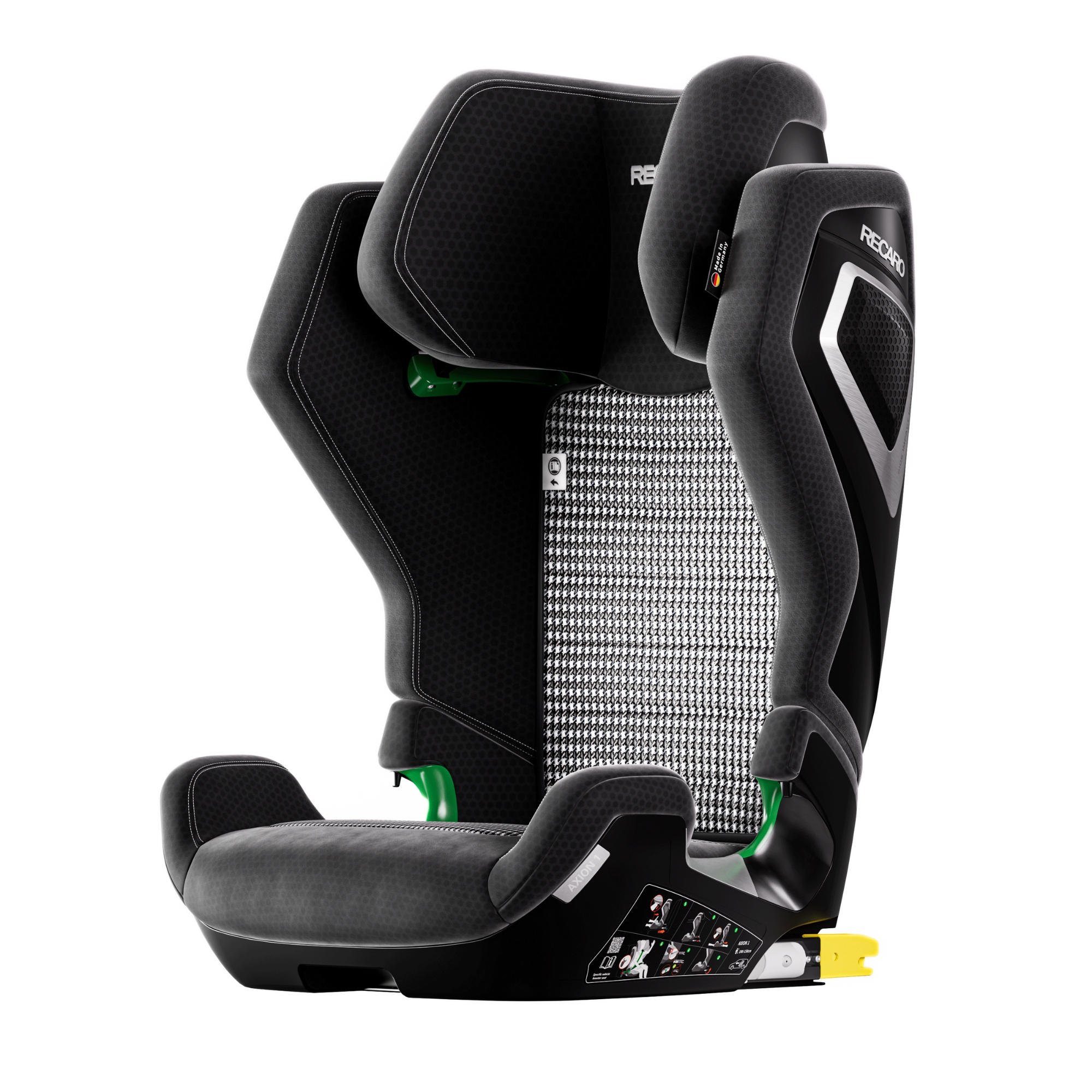 картинка Детское автокресло  RECARO AXION 1 Pepita Limited Edition от Компасик.ру гипермаркет детских колясок и автокресел