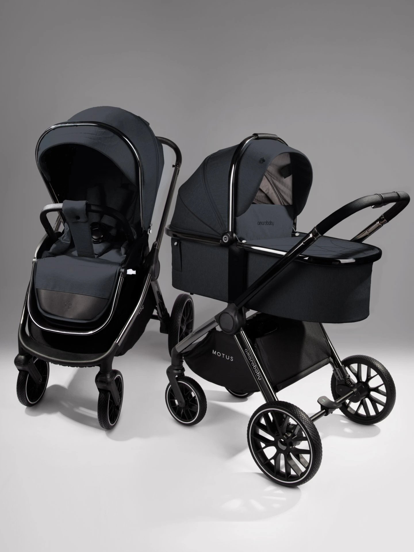 картинка Детская коляска Amarobaby Motus  V2 2 в 1 от Компасик.ру гипермаркет детских колясок и автокресел