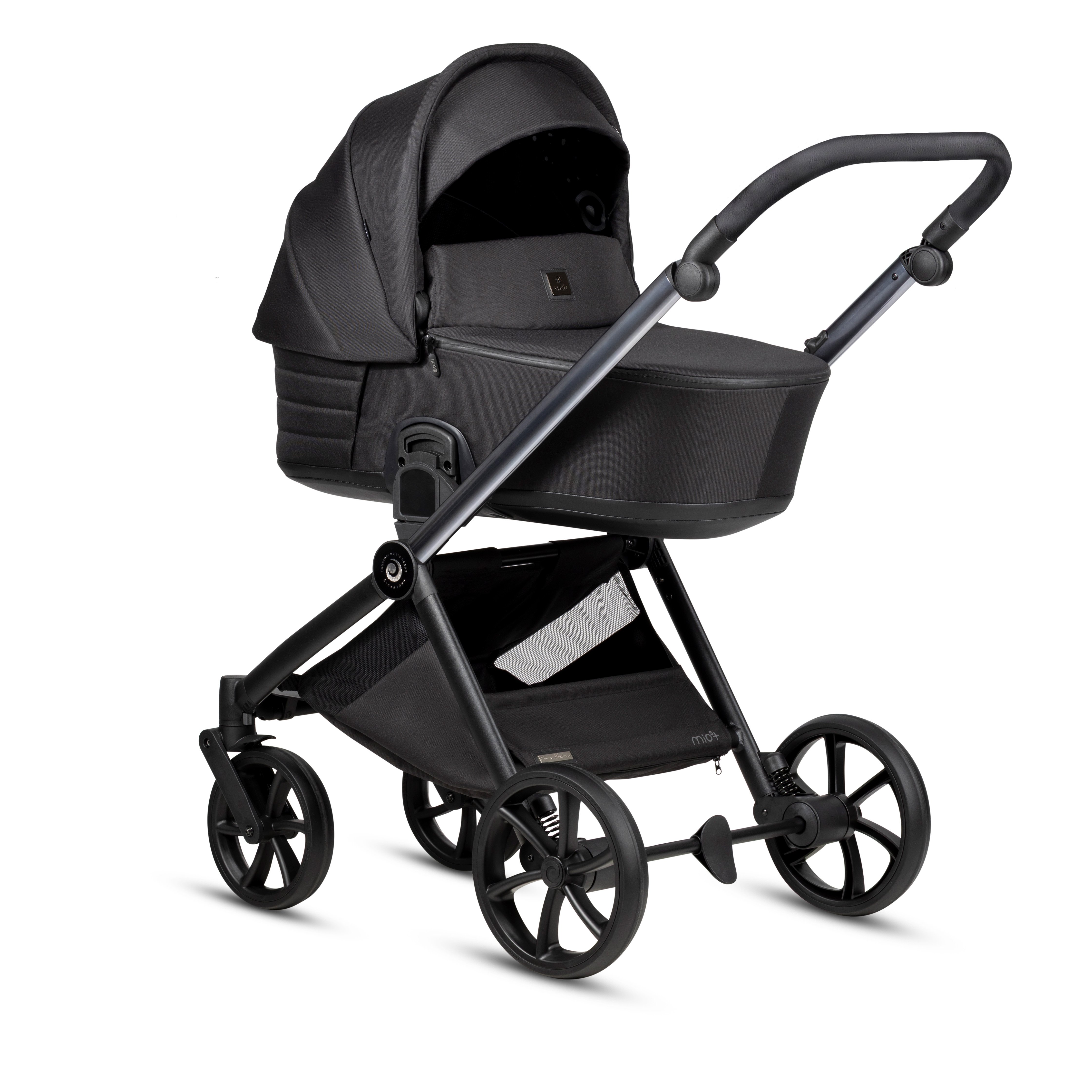 картинка Детская коляска Tutis MIO 3+ BLACK EDITION (NEW) 2 в 1								 от Компасик.ру гипермаркет детских колясок и автокресел