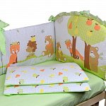 Комплект в кроватку 4 предм. МИХИ ЛИСЫ