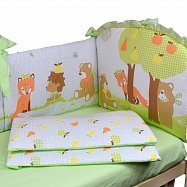 Комплект в кроватку 4 предм. МИХИ ЛИСЫ