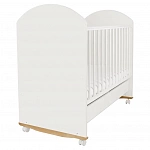 Детская кровать Indigo My Sleepy (фигур.спин., колесо-качалка, ящик)