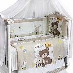 Комплект в кроватку 7 предм. AMICO