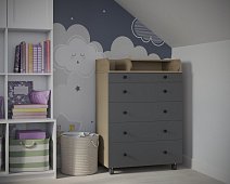 Темно серый [Графит/Бук]