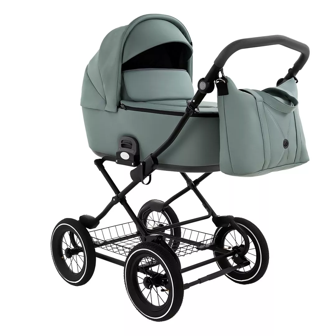 картинка Детская коляска Roan Bass Next Classic 12d/ Кожа 3 в 1 от Компасик.ру гипермаркет детских колясок и автокресел