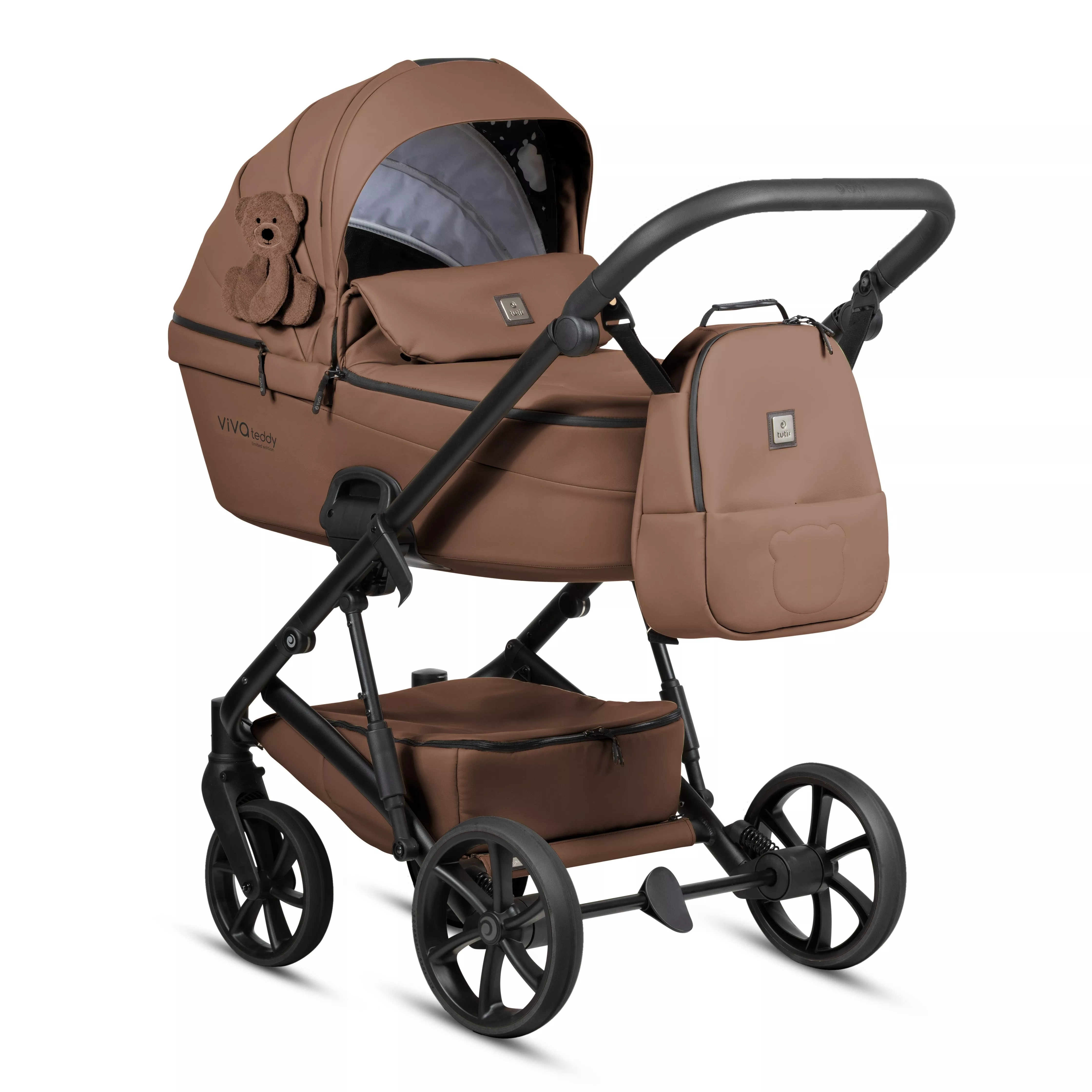 картинка Детская коляска Tutis VIVA 6+ TEDDY (NEW) 3 в 1 от Компасик.ру гипермаркет детских колясок и автокресел